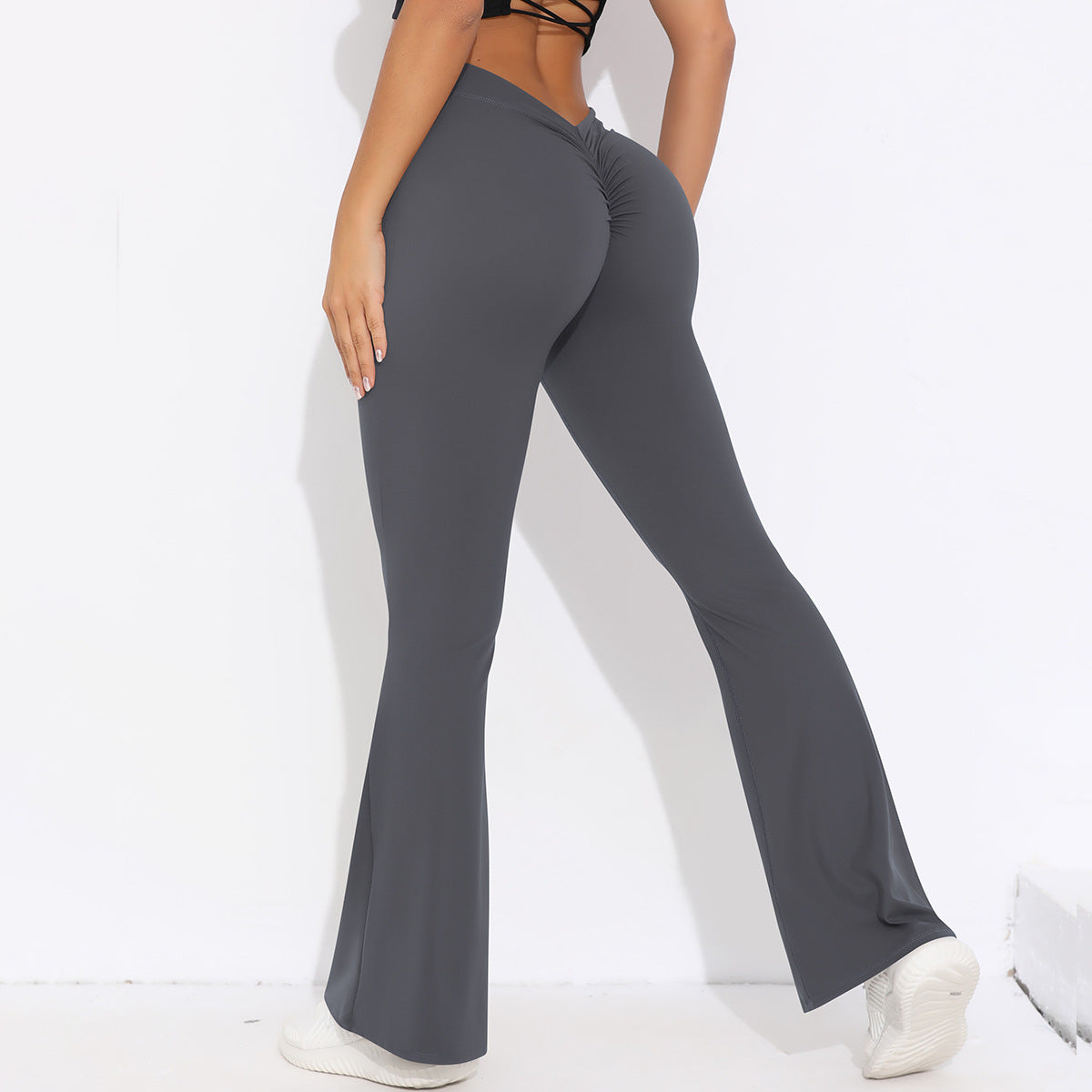 V Waist Wide-leg Leggings