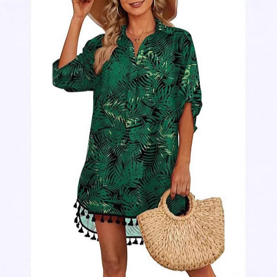 Tassel Beach Bikini Sundress